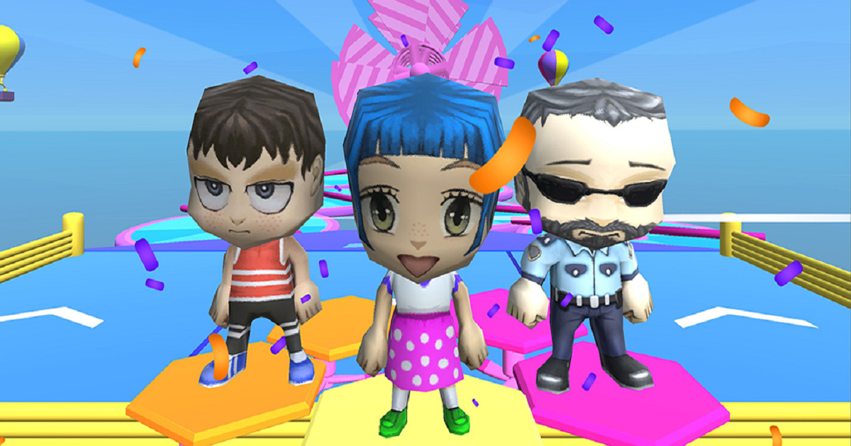 Image Chibi Fall Guys Run Knockdown